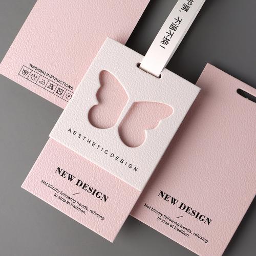 Free Logo Design for Anti-theft Buckle Swing Tags Premium Clothing Hang Tags for Women Kids & Trendy Brands